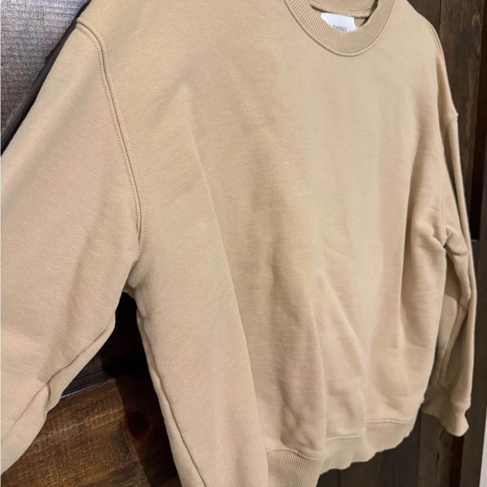 Tan Sweatshirt and Short set for Women - Picture 2 of 10